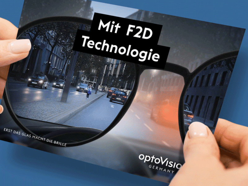 Gut sehen im Straßenverkehr Autofahrerbrille